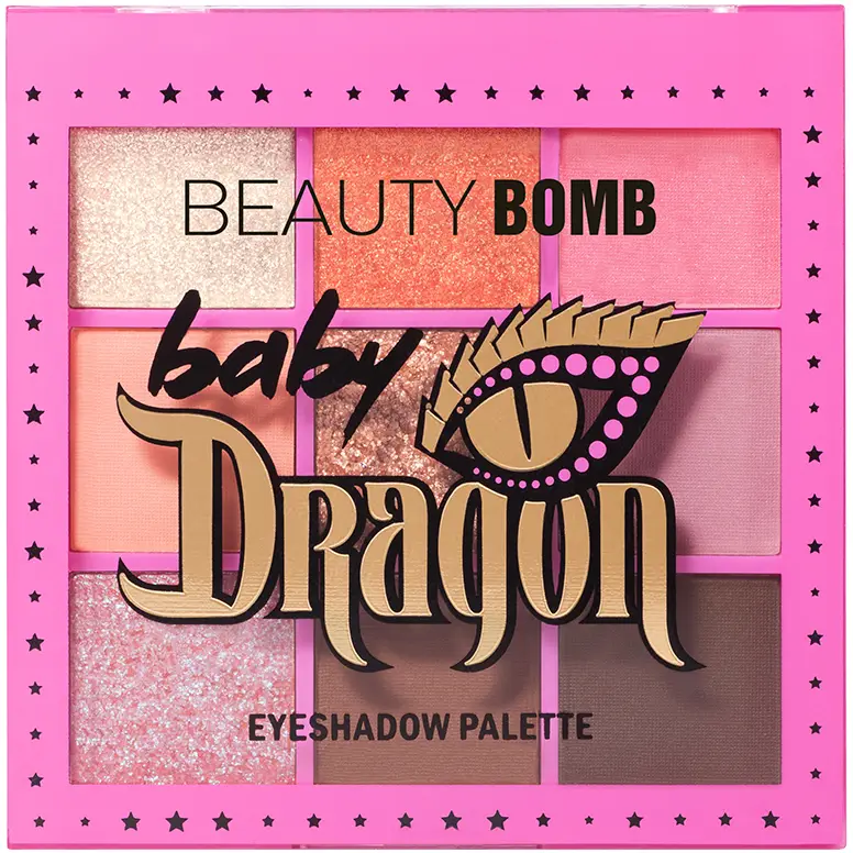 Палетка теней Beauty Bomb Baby Dragon