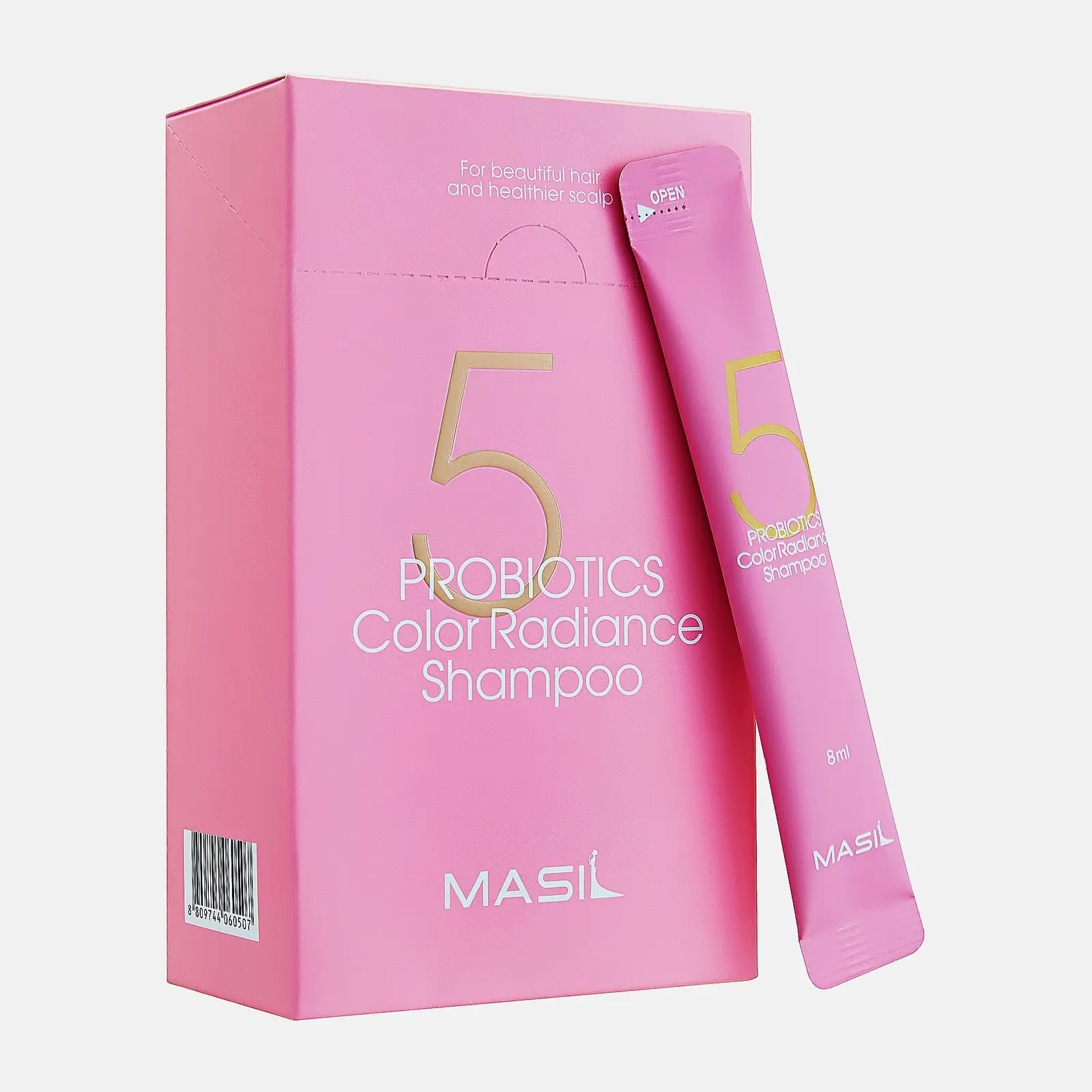 Шампунь Masil 5 с пробиотиками для защиты цвета 8мл