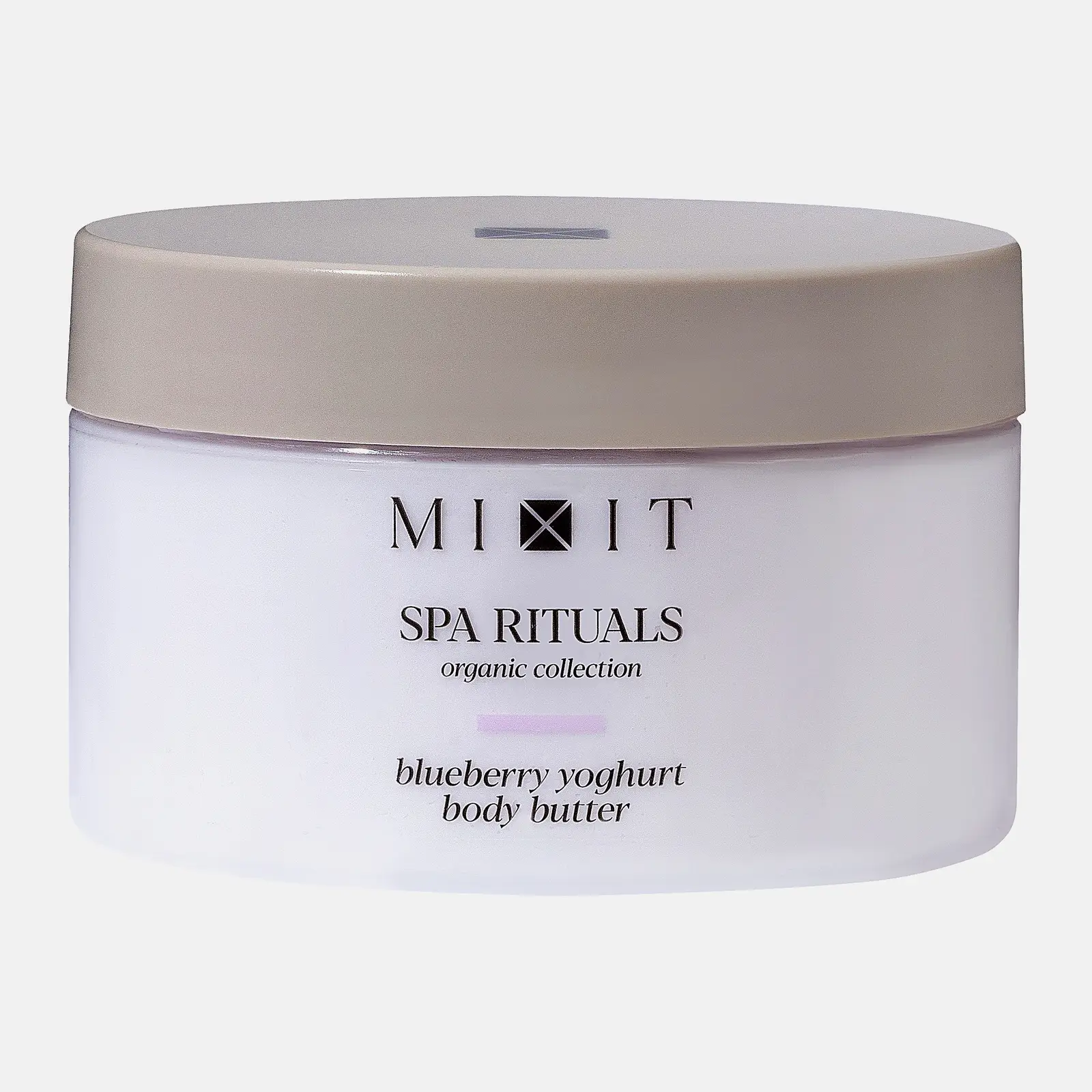Крем-баттер для тела Mixit с ароматом черничного йогурта 250г