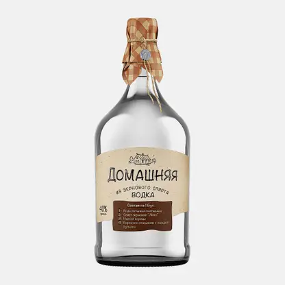 Водка Питейный дом Домашняя 40% 1л