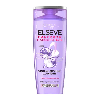 Изображение товара Шампунь L’Oréal Paris Elseve Увлажняющий с гиалуроновой кислотой для обезвоженных и тонких волос 400мл