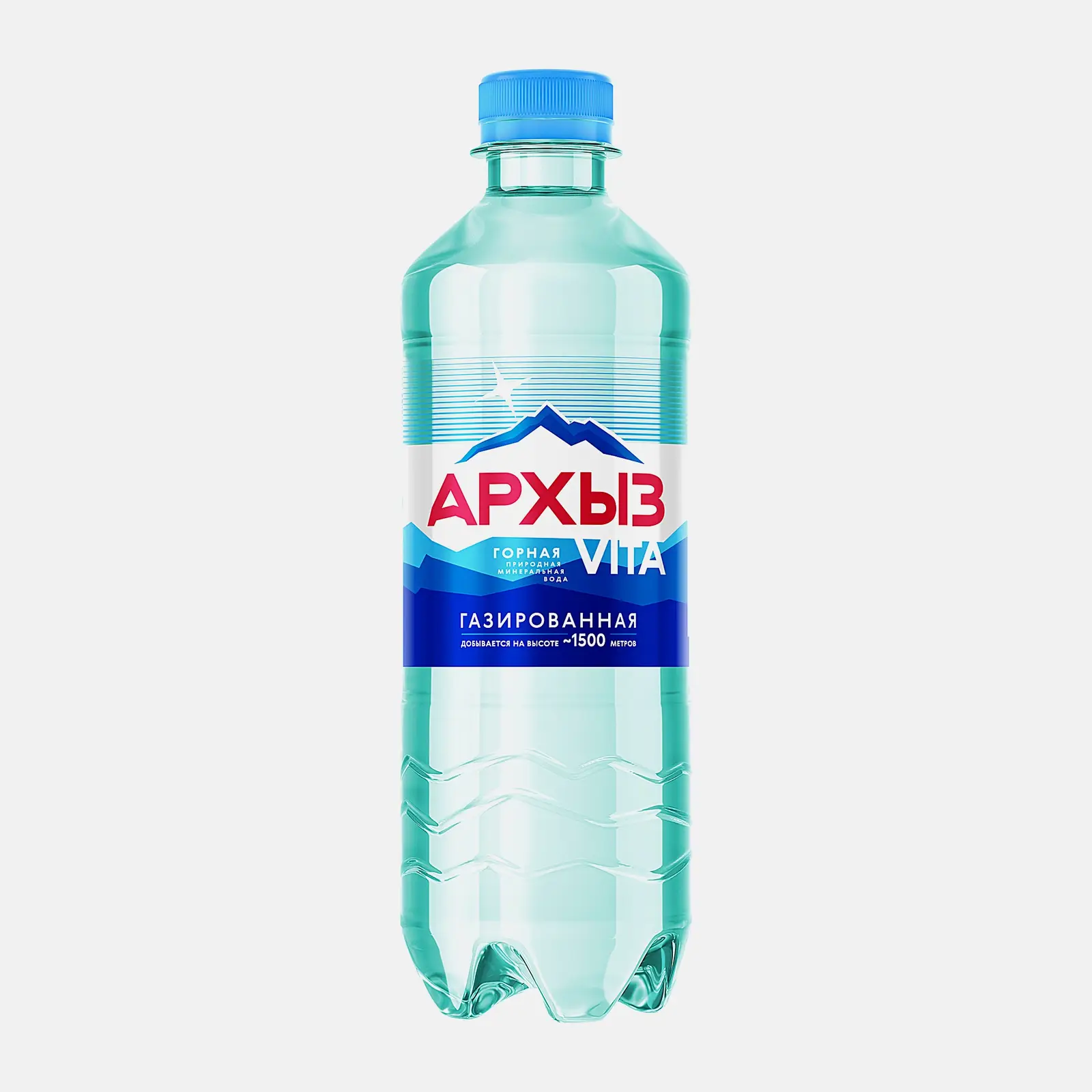 Изображение товара Вода Архыз Vita минеральная газированная 500мл