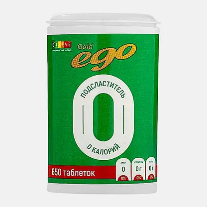 Подсластитель Ego 650таб 39г