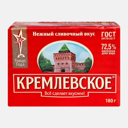 Спред Кремлевское растительно-жировой 72.5% 180г