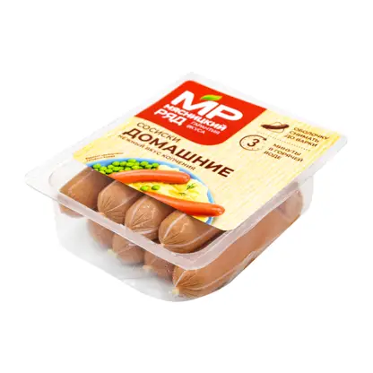 Изображение товара Сосиски Мясницкий Ряд Домашние вареные охлажденные 420г