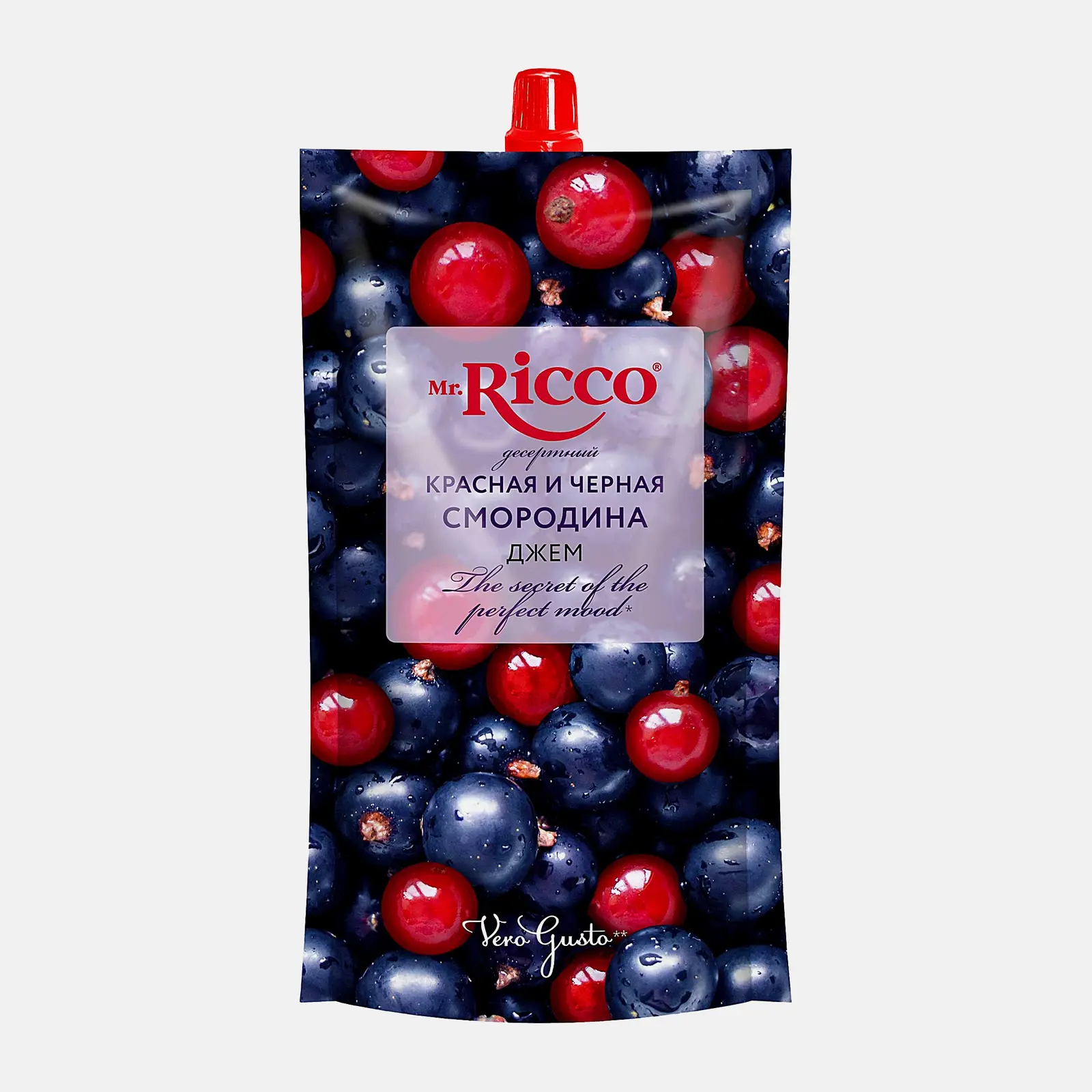 Джем Mr. Ricco Красная и черная смородина 300г Джем Mr. Ricco Красная и черная смородина 300г