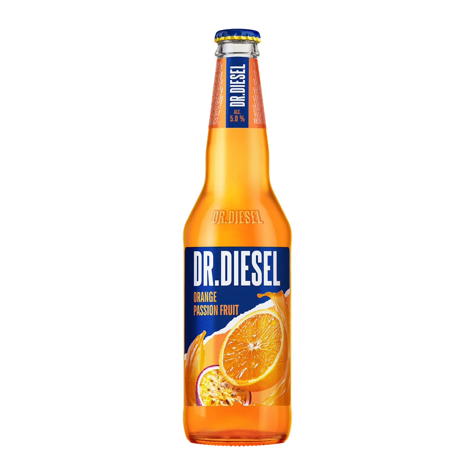 Изображение товара Пивной напиток Doctor Diesel Апельсин и Маракуйя нефильтрованный 5% 400мл