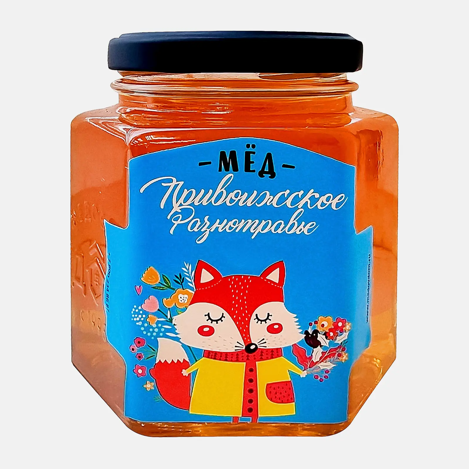 Изображение товара Натуральный цветочный мед разнотравье Медовый Дом 250г полезный и ароматный