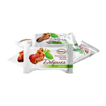 Изображение товара Десерт Акконд Добрянка - Вафельные конфеты с кремовой начинкой