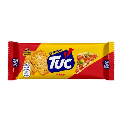 Изображение товара Крекер со вкусом пиццы Tuc 100г хрустящая закуска для перекуса