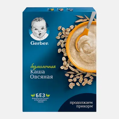 Каша Овсяная безмолочная Gerber 180г