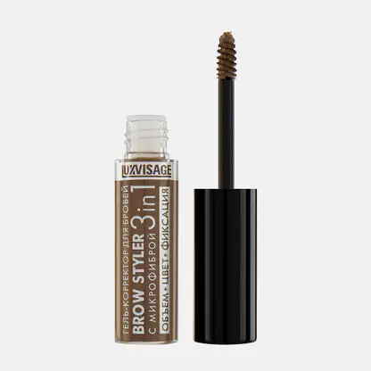 Гель-корректор для бровей Luxvisage Brow Styler 3 in 1 тон 1 Латте