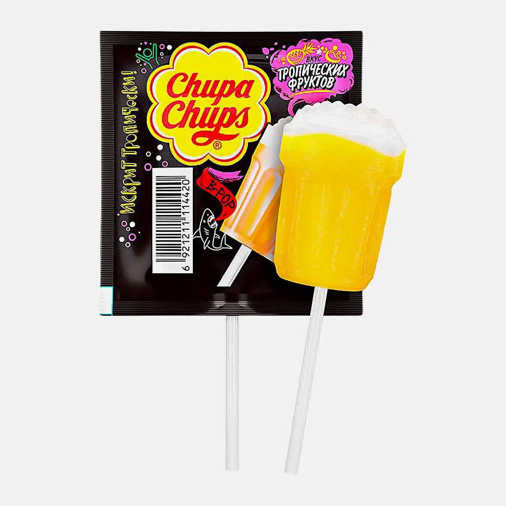 Изображение товара Карамель Chupa Chups тропические фрукты 15г