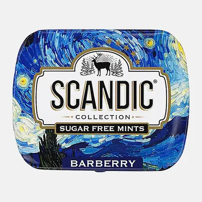 Конфеты освежающие без сахара барбарис Scandic 14г