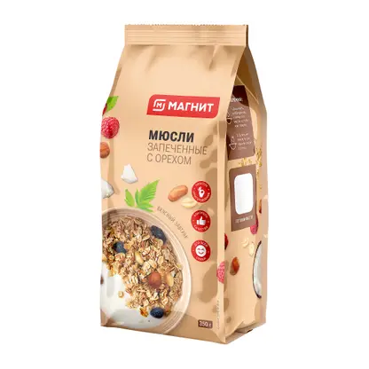 Изображение товара Мюсли Магнит запеченные с орехом 350г