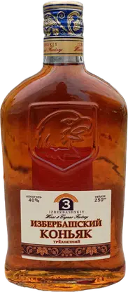 Коньяк Избербаш Российский 3 года 40% 250мл