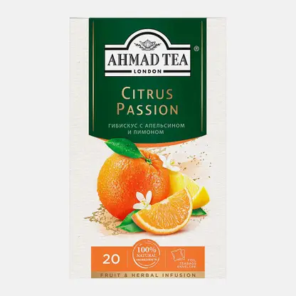 Чай травяной Ahmad Tea с апельсином и лимоном 20пак*2г