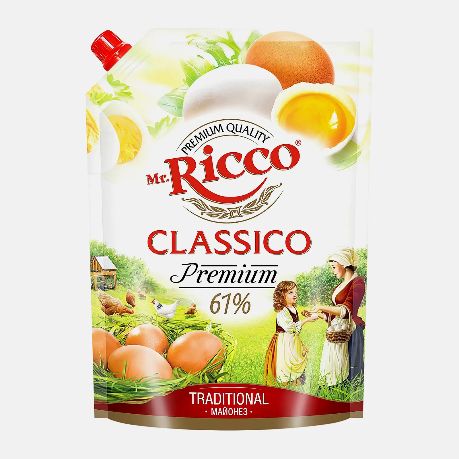 Майонез Mr. Ricco Classico 61% 780мл
