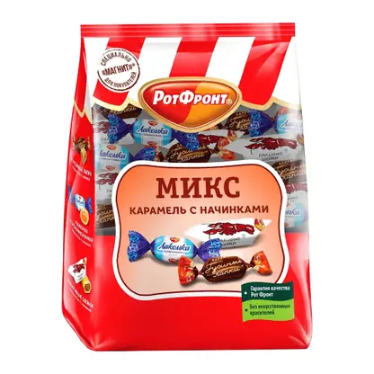 Изображение товара Карамель ассорти Раковые шейки, Лакомка и Гусиные лапки 300г от Рот Фронт