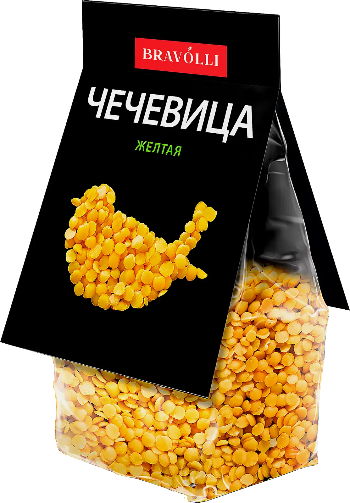 Чечевица Bravolli! желтая 350г