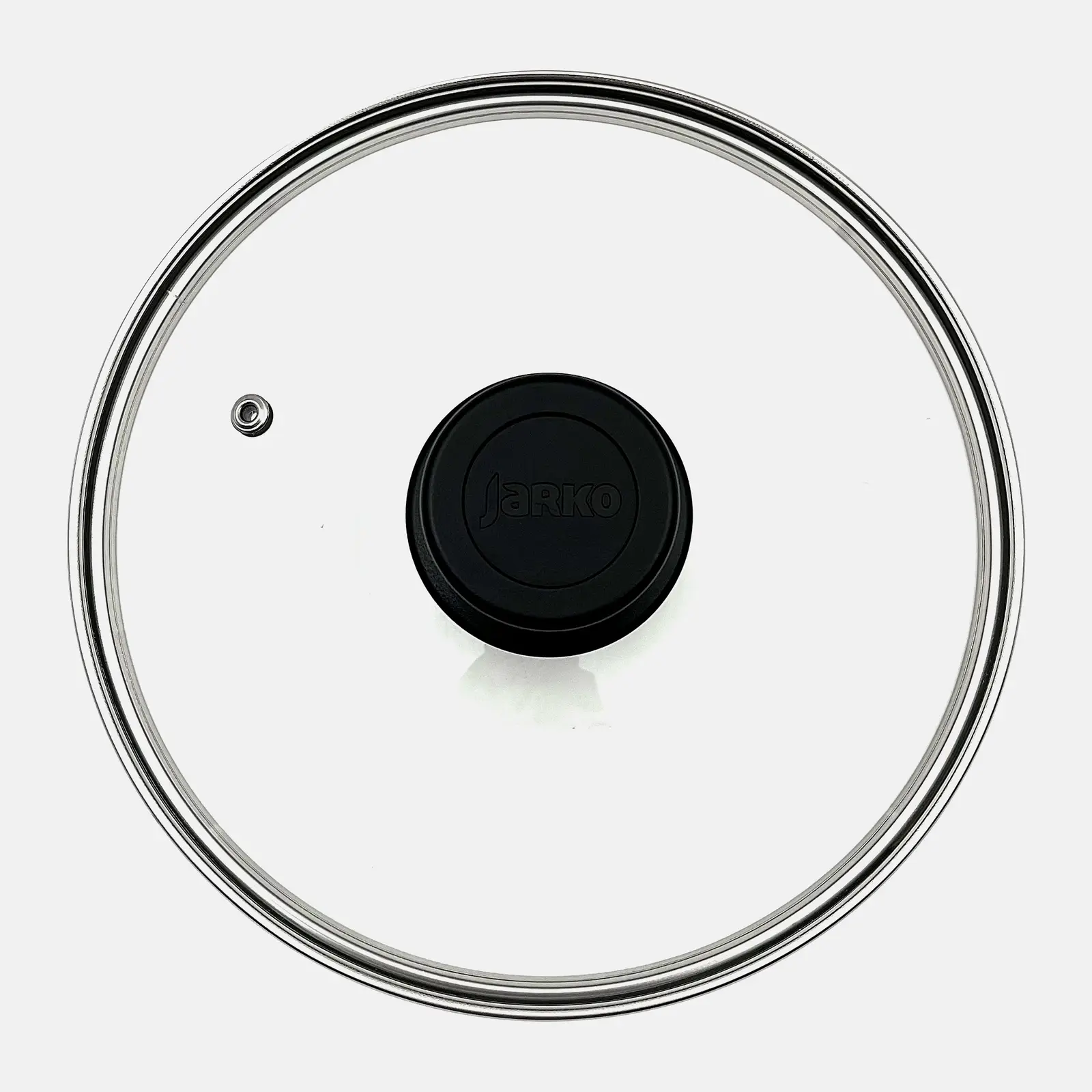 Крышка Jarko стеклянная с пароотводом 24см