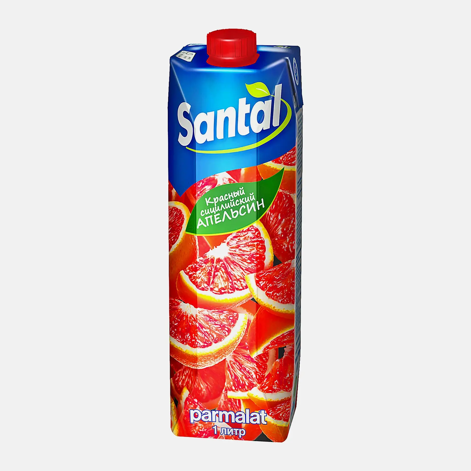 Изображение товара Напиток Santal Красный сицилийский апельсин 1л - цитрусовая свежесть