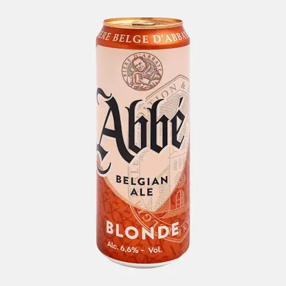 Пивной напиток Abbe Blonde светлый пастеризованное 6.6% 450мл