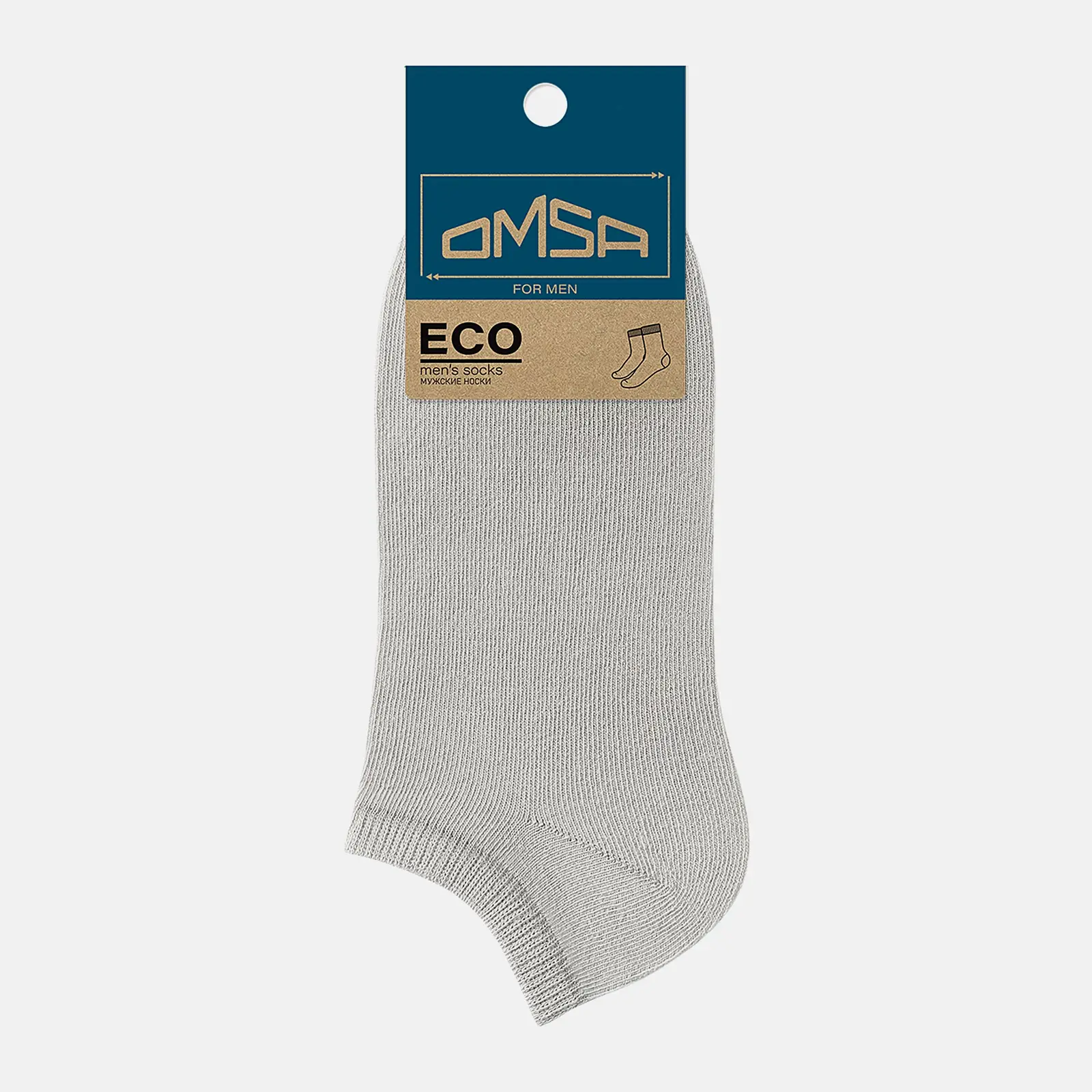 Набор мужских носков р.39-41 супер-укороченные Omsa Eco 404 3шт в ассортименте - фото 3 Набор мужских носков р.39-41 супер-укороченные Omsa Eco 404 3шт в ассортименте - фото 3