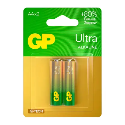 Изображение товара Батарейки GP Ultra алкалиновые AА 2шт