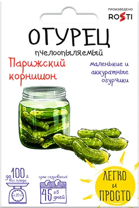 Изображение товара Семена Рости ТПК Огурец Парижский корнишон