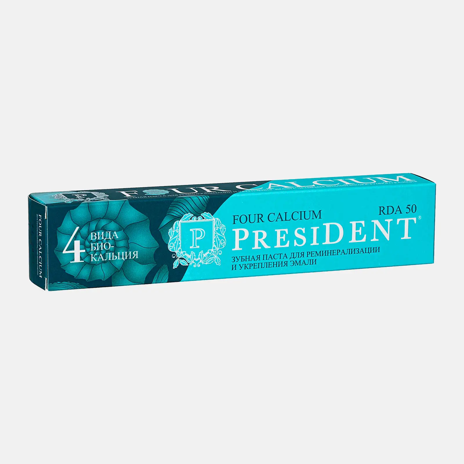 Зубная паста President Four Calcium 75г