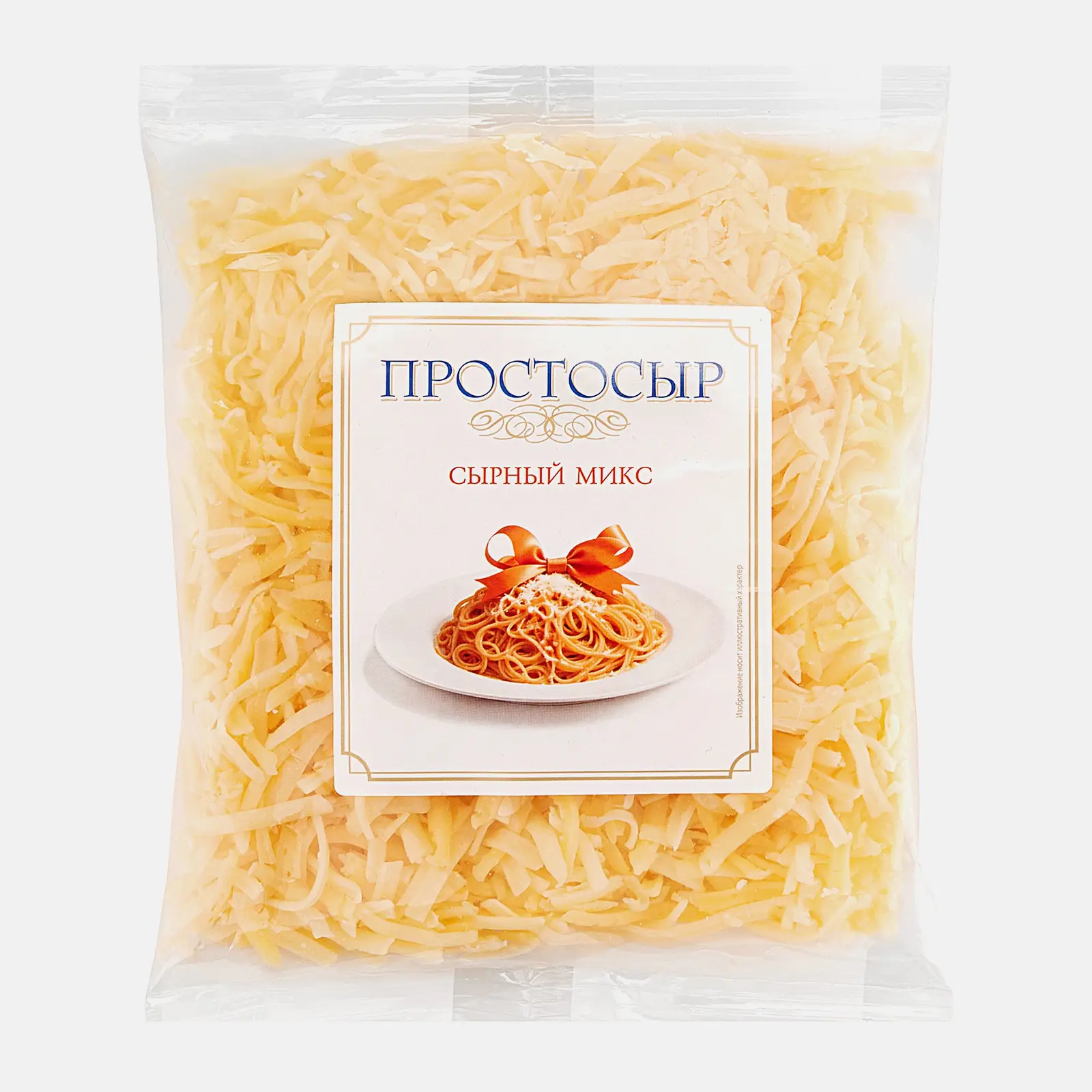 Изображение товара Смесь сыров Простосыр тертый 47% 100г