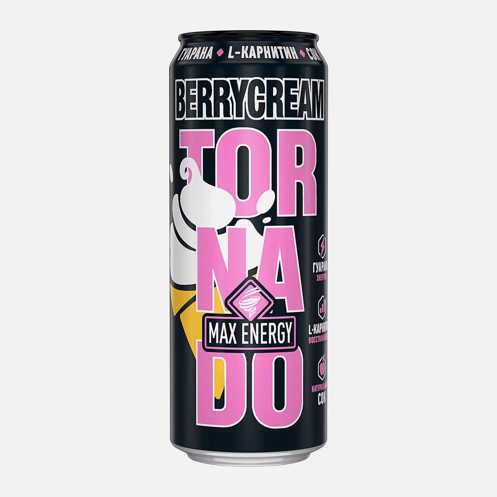 Энергетический напиток Max Berrycream Tornado 450мл