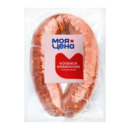 Изображение товара Колбаса Моя цена Краинская полукопченая 300г