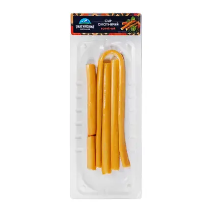 Изображение товара Сыр Гиагинский МЗ Охотничий копченый 40% 80г
