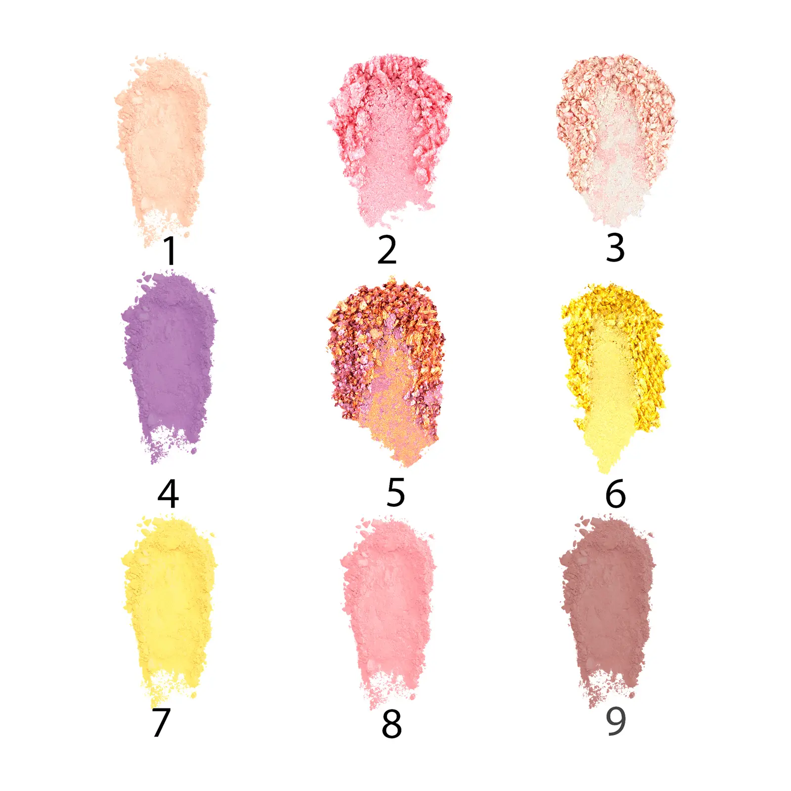 Палетка 7 Days B.Colour Bubblegum теней для век тон 03