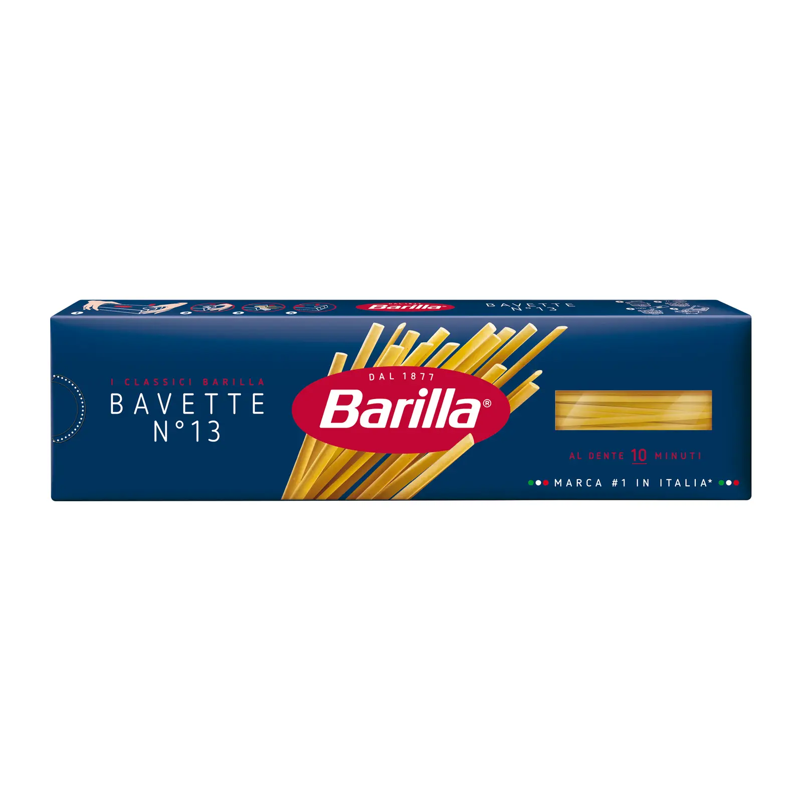Изображение товара Макаронные изделия №13 Barilla Bavette cпагетти 450г
