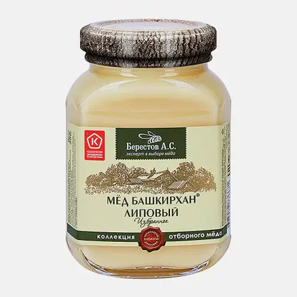 Мед Башкирхан липовый 200г