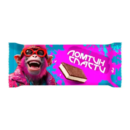 Изображение товара Пирожное с кремом Ломтик Сласти 30г