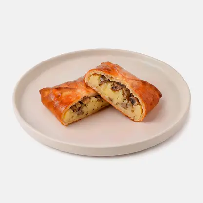 Пирожок печеный с картофелем и грибами 100г