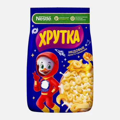 Готовый завтрак Хрутка Кукурузные луны и галактики обогащенные кальцием 210г