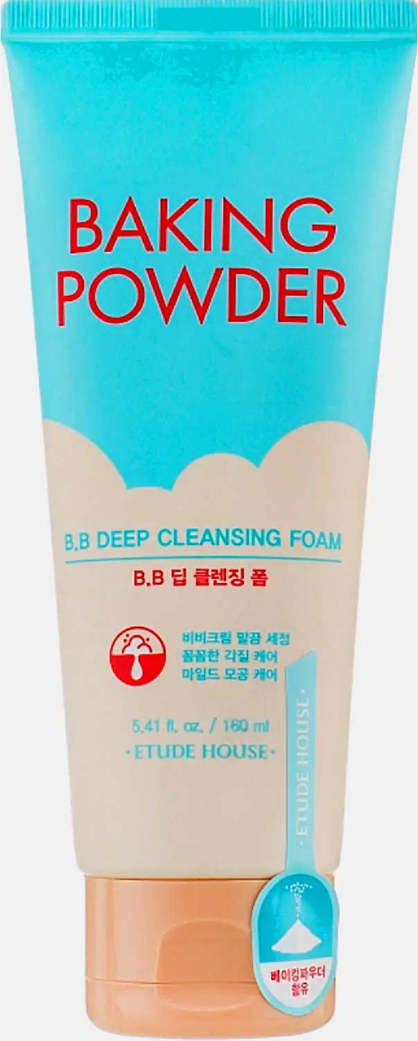 Пенка очищающая Etude House Baking Powder для снятия ББ-крема 160мл