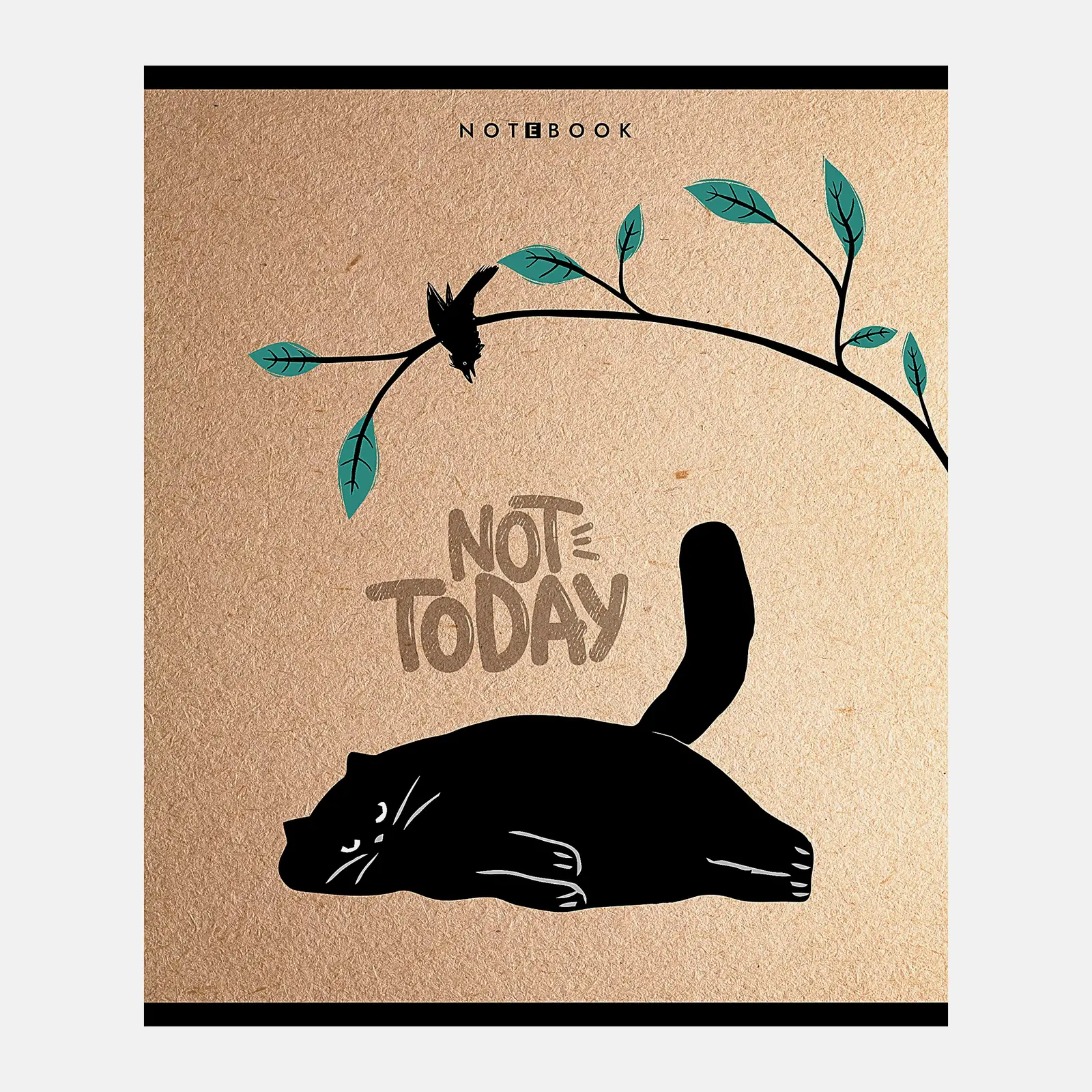 Тетрадь ПЗБМ А5 серия Not Today клетка 96л в ассортименте - фото 4