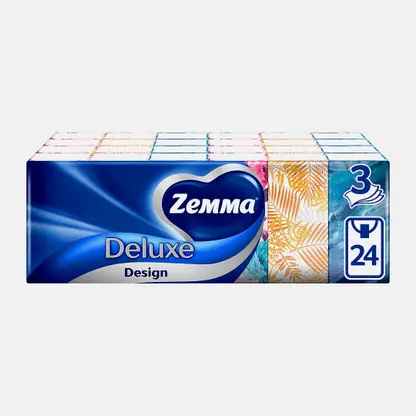 Носовые платки Deluxe Design Zemma 3 слоя 10шт