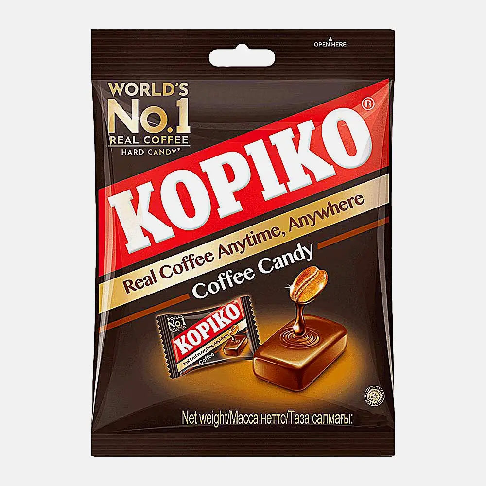 Карамель леденцовая Coffee Candy кофейная Kopiko 108г