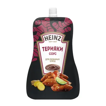 Изображение товара Соус Терияки Heinz 200г - пряный соус для маринования и заправки