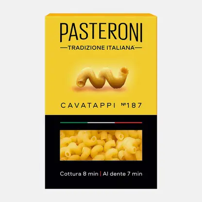 Макароны Pasteroni Рожки витые №187 400г