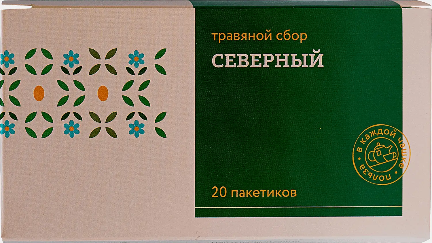 Чай травяной Травы и пчёлы Северный 20пак 30г