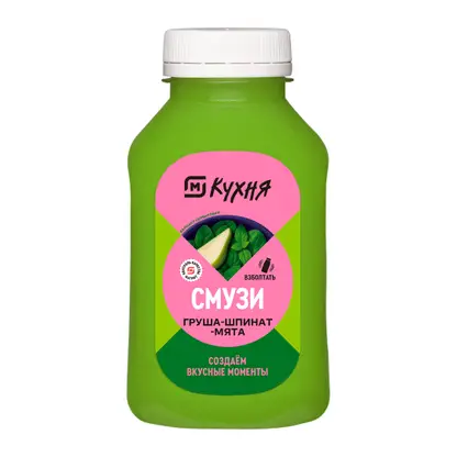 Изображение товара Смузи груша-шпинат-мята М Кухня 300мл