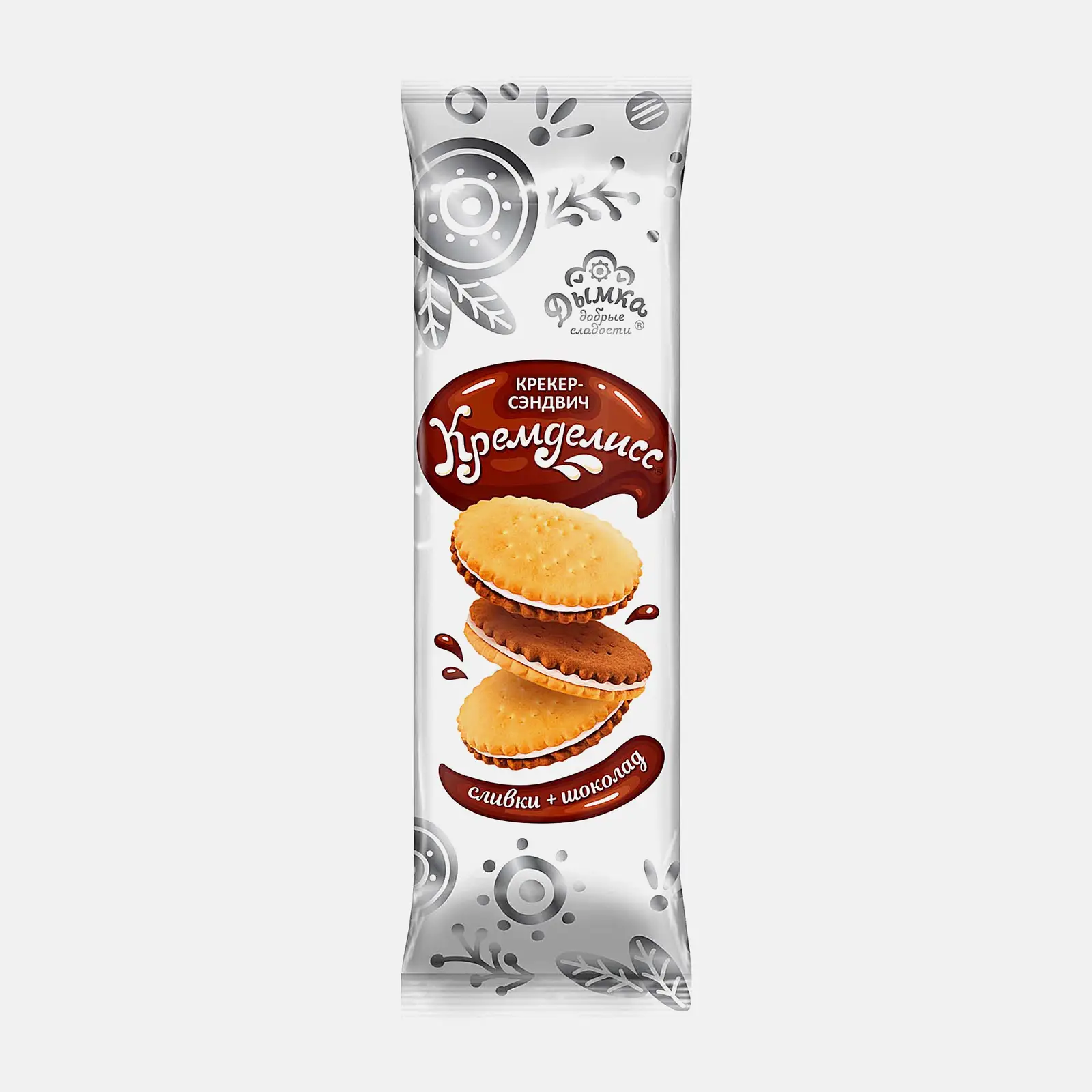 Изображение товара Печенье Дымка Кремделисс шоколадно-сливочный 155 г